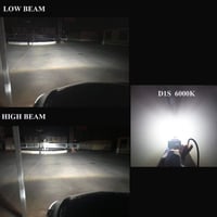XELORD D1S Xenon HID fényszóró izzó 6000K fehér 35W 12V 2db 6