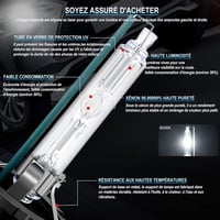 XELORD D3S 6000K Xenon Izzó Autóhoz 35W 12V Fényszóró Lámpa 2db 2