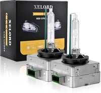XELORD D3S Xenon HID fényszóró izzó 6000K gyémánt fehér 35W 12V 2db 1