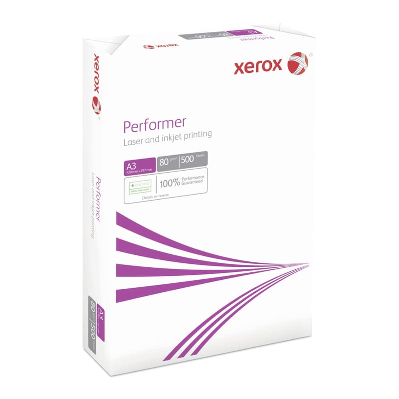 Univerzálny papier na kopírovanie Xerox Performer A3, 80 g/m², biely – 500 listov
