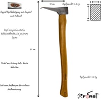 Xforst X-P56 Sappie Fahasáb Szedő Horog 60cm Tüzifa Pakoláshoz 3