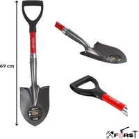 Cazma ușoară Xforst X-S800 pentru grădinărit și cercetare 4