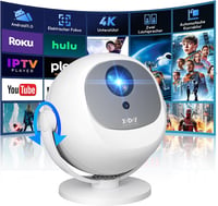 XGODY 720P Hordozható Mini Projektor 4K 1080P WiFi6 HDMI PS5 Kompatibilis 1
