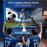 XGODY 720P Hordozható Mini Projektor 4K 1080P WiFi6 HDMI PS5 Kompatibilis 5
