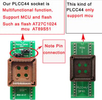 XGOIENZI T48 USB Programozó 22 Adapterrel - Xgecu TL866II Plus EPROM Flash BIOS Chip Programozó Windows Kompatibilis MCU AVR IC Fejlesztéshe 9