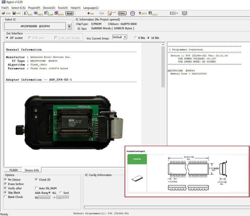XGOIENZI T48 USB Programozó 22 Adapterrel - Xgecu TL866II Plus EPROM Flash BIOS Chip Programozó Windows Kompatibilis MCU AVR IC Fejlesztéshe