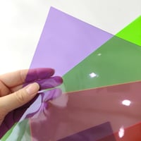 XHT 9 kom prozirne PVC folije, materijal od umjetne kože, 20x30 cm, vodootporna zrcalna folija za šivanje, ukrašavanje za zabave i DIY projekte 5