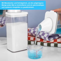 Xialvyu 2db 1500ml Mosószer Tároló Adagolóval Multifunkcionális Tartály 5