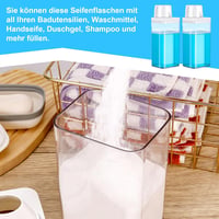 Xialvyu 2db 1500ml Mosószer Tároló Adagolóval Multifunkcionális Tartály 4