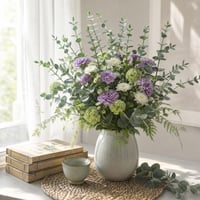Xialvyu 50 bucăți ramuri de eucalipt artificiale pentru decor, 38 cm lungime, plantă artificială pentru decorarea mesei și a locuinței 7