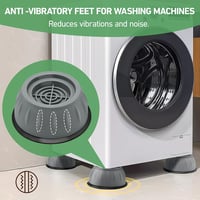 XIANGLONGY rezgéscsillapító gumiláb alátét mosógéphez és szárítógéphez - 4 db 3