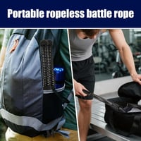 Xiangqianzou 2 db Ropeless Battle Rope - Súlyozott edzéseszköz otthoni edzéshez 6