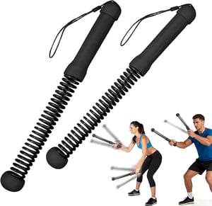 Echipament de antrenament cu frânghii de luptă fără coardă (ropeless battle rope) Xiangqianzou - 2 buc.
