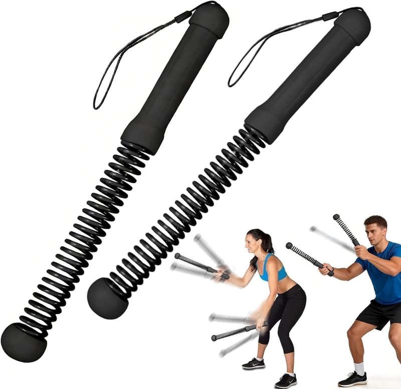 Xiangqianzou 2 db Ropeless Battle Rope - Súlyozott edzéseszköz otthoni edzéshez