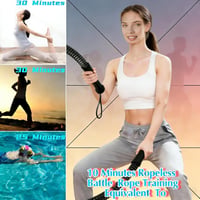 Xiangqianzou 2 db Ropeless Battle Rope - Súlyozott edzéseszköz otthoni edzéshez 3