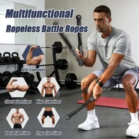 Xiangqianzou 2 db Ropeless Battle Rope - Súlyozott edzéseszköz otthoni edzéshez 4