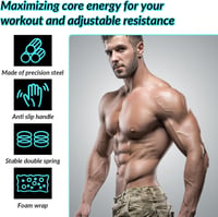 Xiangqianzou Állítható Mellizom Tréner U-alakú Kar- és Mellcsalád Erősítő Fitness Eszköz 4