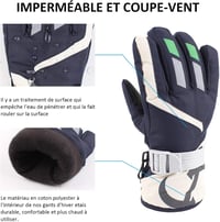 XIAOHAWANG Gyerek Sí Kesztyű Vízálló Téli Mittens 4-7 Év Fiú Lány Kerékpár Túrázás 3