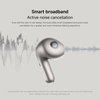 Polootevorené slúchadlá Xiaomi Buds 5 s ANC potlačením hluku, 6,5+39-hodinovou výdržou batérie, biele 6