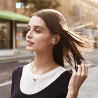 Polootevorené slúchadlá Xiaomi Buds 5 s ANC potlačením hluku, 6,5+39-hodinovou výdržou batérie, biele 9