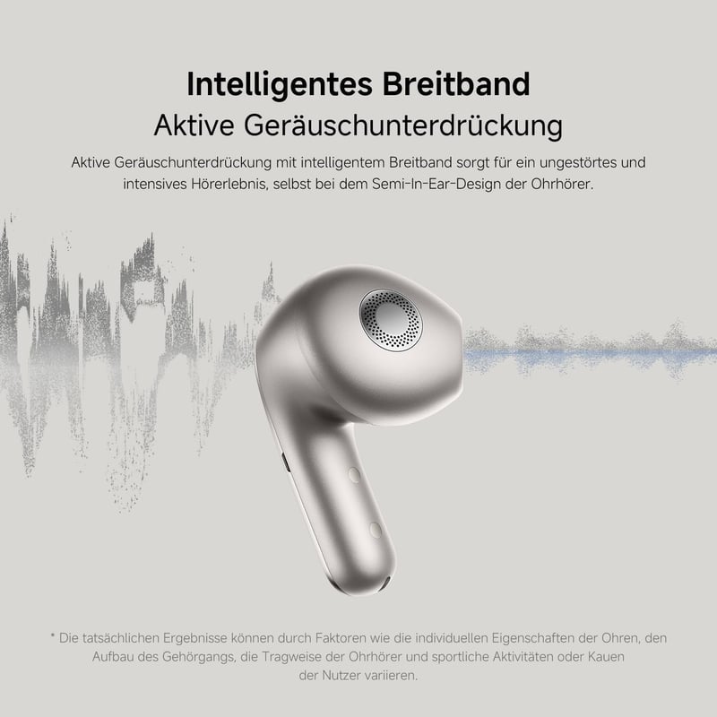 XIAOMI Buds 5 Szürke Fülhallgató 40dB Zajszűréssel, 39 Órás Akkumulátor, Kettős Meghajtó