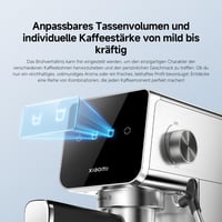 Poloautomatický espresso kávovar XIAOMI, 20-barové čerpadlo, 0,9-litrová nádržka, kompaktný dizajn, 1350 W 7