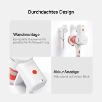 Akumulátorový vysávač Xiaomi G20 Lite, sací výkon 18000 Pa, výdrž batérie 40 minút, s LED osvetlením, bezdrôtový 10