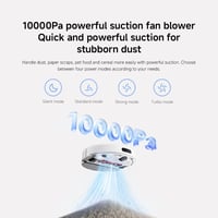 Robotický vysávač Xiaomi H40 s vyprázdňovacou stanicou, sací výkon 10 000 Pa, automatické vyprázdňovanie nádoby na prach 6