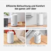 Umidificator Xiaomi 2 Lite pentru dormitor, tehnologie cu ceață rece, umidificator de aer cu ultrasunete silențios pentru casă 9