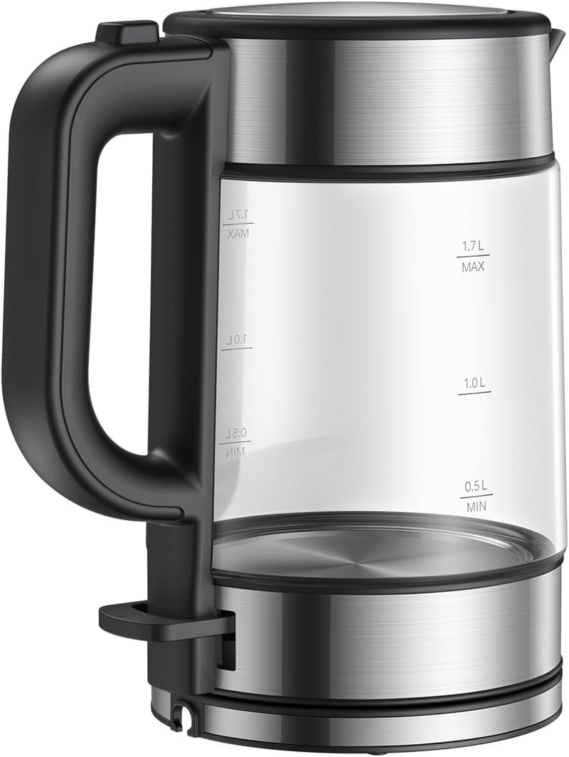 Elektrická sklenená rýchlovarná kanvica Xiaomi Mi Kettle Electric Glass BHR7423EU, čierna, EU