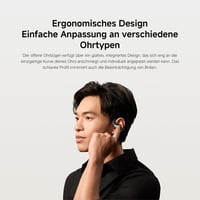 Xiaomi OpenWear Stereo Bluetooth slúchadlá - Otvorená konštrukcia, Hi-Res Audio, AI potlačenie hluku, 46-hodinová výdrž batérie, Cosmic Grey 5