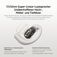 Xiaomi OpenWear Stereo Bluetooth slúchadlá - Otvorená konštrukcia, Hi-Res Audio, AI potlačenie hluku, 46-hodinová výdrž batérie, Cosmic Grey 6