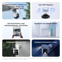 Cameră de supraveghere exterioară Xiaomi Outdoor Camera CW500 Dual - 2,5K Ultra HD, Wi-Fi 6 2