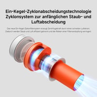 Xiaomi P30 Akkumulátoros Porszívó 22000 Pa 50 AW Vezeték Nélküli Könnyű Kialakítás 40 Perces Üzemidő 7
