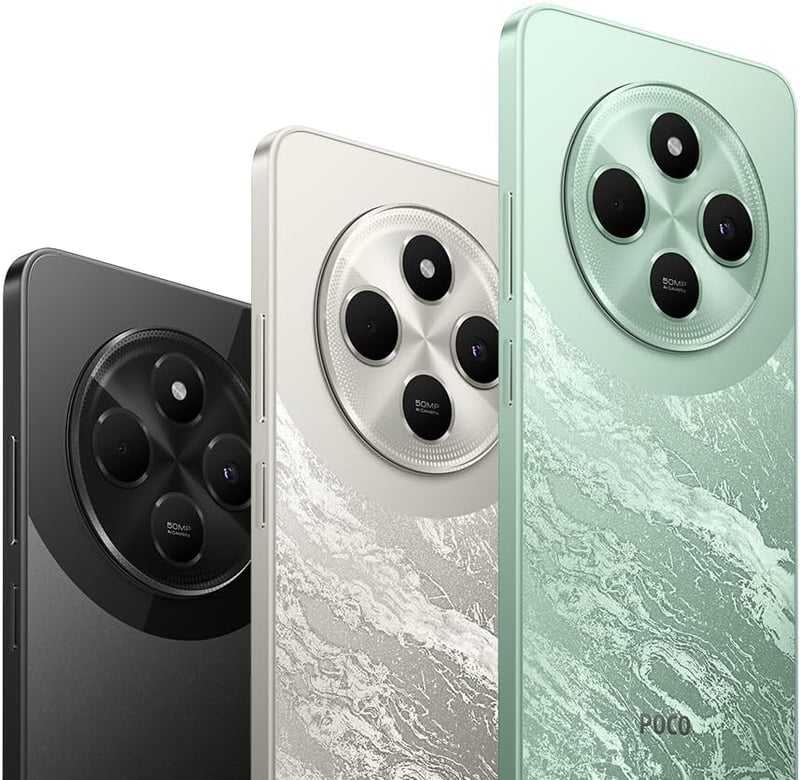 XIAOMI POCO C75 8GB RAM 256GB Arany Okostelefon - 8+256GB, Gloden, POCO C75