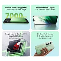Smartfón Xiaomi Redmi 15 5G 8+256 GB, 50 MP fotoaparát, 7000 mAh batéria, 6,9-palcový 144 Hz displej, Snapdragon 6s Gen 3, zelený 2
