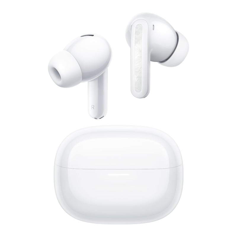 Bezdrôtové slúchadlá XIAOMI Redmi Buds 5 Pro, Bluetooth 5.3, aktívne potlačenie hluku 52 dB, výdrž batérie 38 hodín, Hi-Res Audio, LDAC, koaxiálny duálny menič
