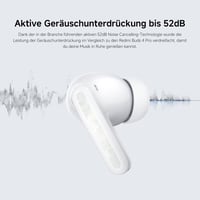 Xiaomi Redmi Buds 5 Pro vezeték nélküli fülhallgató, 52 dB ANC, LDAC - Midnight Black 5