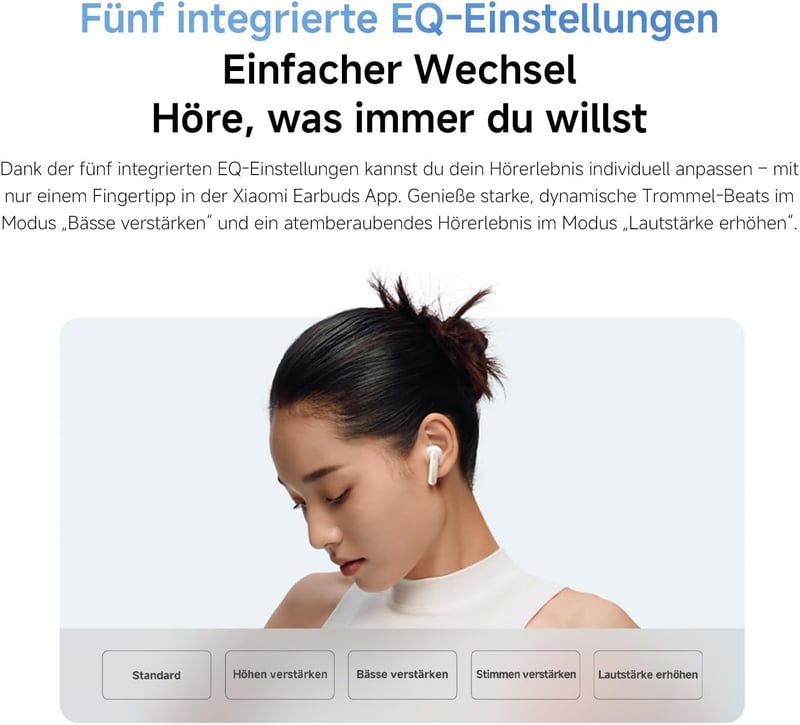 Xiaomi Redmi Buds 6 Active Bluetooth fülhallgató, 30 órás akkumulátor, IPX4