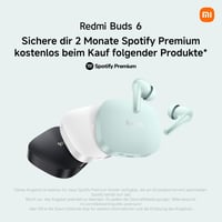 Bluetooth slúchadlá Xiaomi Redmi Buds 6 – zelené, duálny menič, 49 dB aktívne potlačenie hluku, výdrž batérie 10+42 hodín, odolnosť voči vode IP54 3