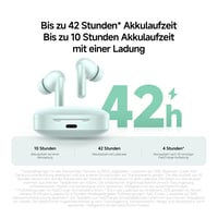 Bluetooth slúchadlá Xiaomi Redmi Buds 6 – zelené, duálny menič, 49 dB aktívne potlačenie hluku, výdrž batérie 10+42 hodín, odolnosť voči vode IP54 8