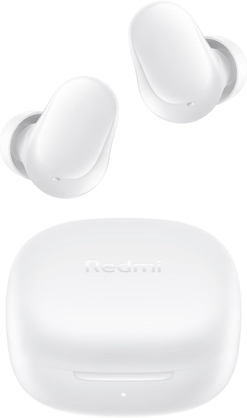 Xiaomi Redmi Buds 6 Play vezeték nélküli fülhallgató, Bluetooth 5.4, 36 óra üzemidő - fehér