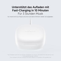 Xiaomi Redmi Buds 6 Play vezeték nélküli fülhallgató, 36 órás akkumulátor, zajszűrés - black, Redmi Buds 6 Play 6