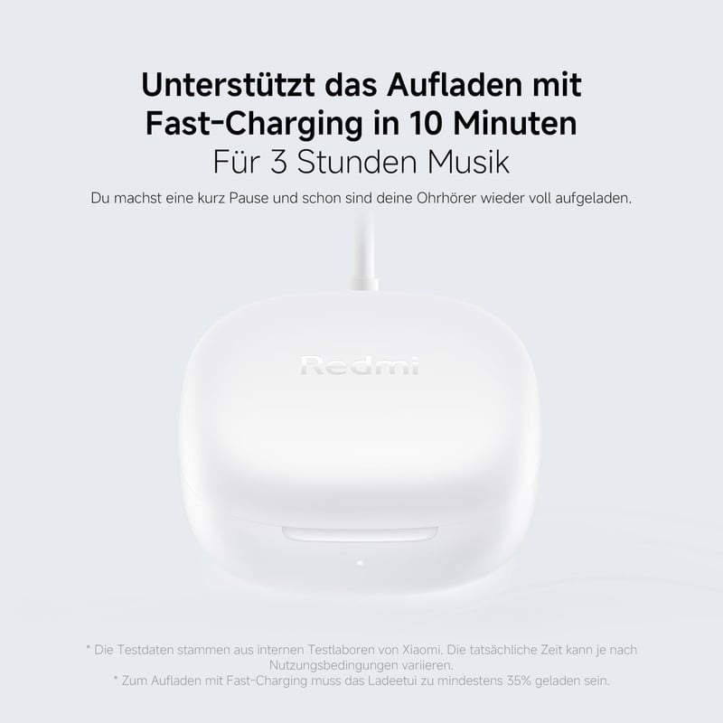 Xiaomi Redmi Buds 6 Play vezeték nélküli fülhallgató, 36 órás akkumulátor, zajszűrés - black, Redmi Buds 6 Play