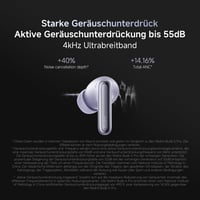 XIAOMI Redmi Buds 6 Pro fekete - 36 órás akkumulátor, aktív zajszűrés, Hi-Fi hangzás - Space Black, Buds 6 Pro 6