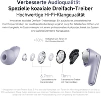 XIAOMI Redmi Buds 6 Pro fekete - 36 órás akkumulátor, aktív zajszűrés, Hi-Fi hangzás - Space Black, Buds 6 Pro 5