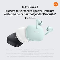 Bezdrôtové Bluetooth slúchadlá Xiaomi Redmi Buds 6, 49 dB ANC, IP54 – čierne 10