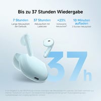 Xiaomi Redmi Buds 8 Active TWS Bluetooth slúchadlá, biele, semi-in-ear, 14,2 mm titánová membrána, silné basy, 37 hodín výdrž batérie, 5EQ, IP54 7