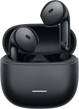XIAOMI Redmi Buds 8 Active TWS Bluetooth fülhallgató félig fülbe illeszkedő 14,2 mm titán membrán kettős csatlakozás fekete 37 óra IP54