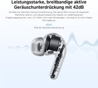 Xiaomi Redmi Buds 8 Lite True Wireless fülhallgató, 42 dB ANC, 36 h, Bluetooth 5.4 - fekete 4